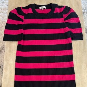 Milly Blue and Pink Knit Top